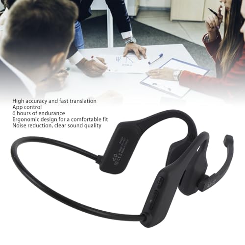 Écouteurs de traduction Bluetooth 5.3 dispositif de traduction haute précision voyage