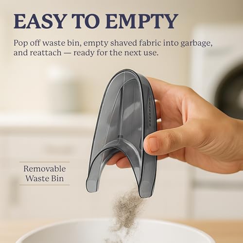 Image of Farberware Fabric Shaver & Lint Remover for Clothing, Large, Triple Blade