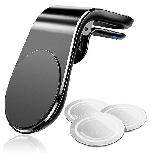 McNory Soporte Magnético Movil Coche,Mini Móvil Coche Iman Rejillas 360°Universal Soporte Teléfono,para iPhone XS MAX/XR/X /8 Plus/7,Galaxy Note9/8/S8,Smartphone,Dispositivo GPS ect