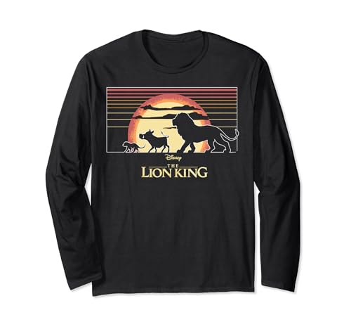 T-shirt Roi Lion Simba Timon Pumbaa cadeau idéal anniversaire manches longues