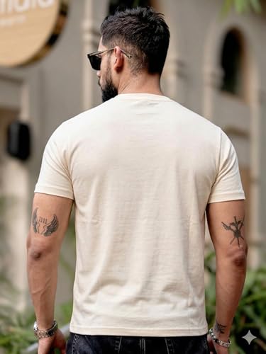 Image of RodZen 100% Pure Cotton Round Neck Regular Fit Plain Solid Half Sleeve T-Shirt Combo for Men & Boys (Pack of 2,3,4 Available in Size S to 2XL)
