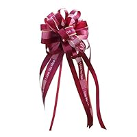 Joyeux Anniversaire Nœuds De Voiture Rouge Pour Décoration De Mariage - 18, 24, Et 30 Pouces