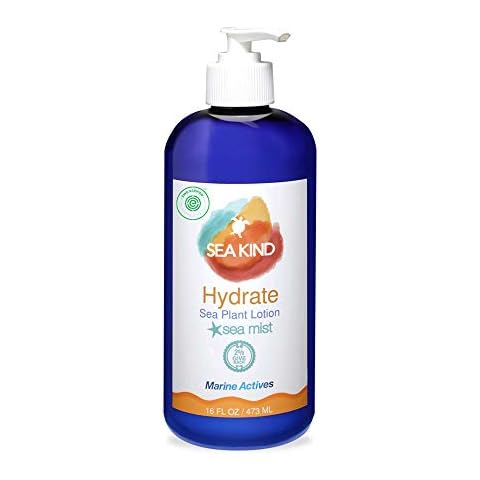 Sea Kind All Natural Hydrate Lavender Sea Plant Hand and Body Lotion for Women and Men, Essential Oil Scent 16 Fl Oz, Non Comedogenic, Vegan Moisturizer for Dry and Sensitive Skin, No Parabens Cover