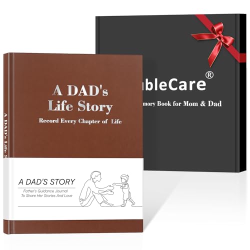Juego de diario de padre marrón DoubleCare Dad regalo para papá de tapa dura