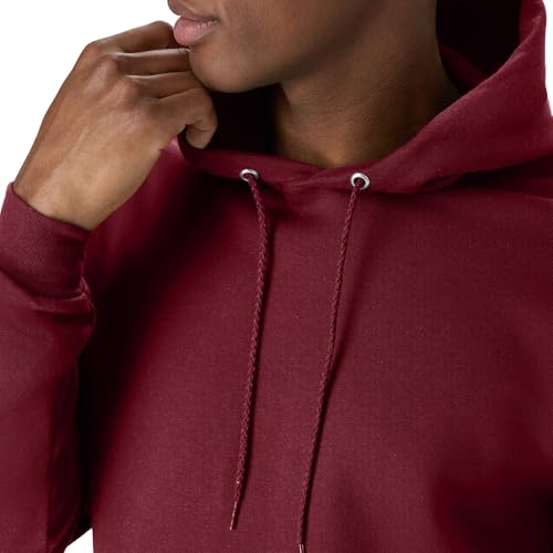 Image of Hanes Men's, EcoSmart, Cotton-Blend Hooded Sweatshirt, Plush Fleece Pullover Hoodie