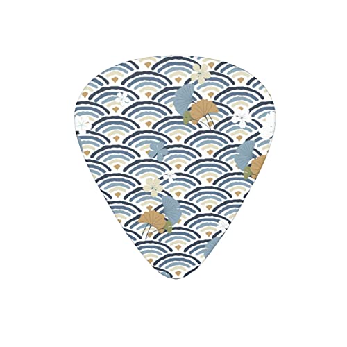 Lot de 12 médiators en forme d’écailles de sirène Ginkgo Biloba Wave Blanc pour guitare électrique, basse acoustique, cadeau avec boîte - Les Beatles, Paul McCartney, John Lennon, RIngo Starr, George Harrison Lot de 12 médiators en forme d'écailles de sirène Ginkgo Biloba Wave Blanc pour guitare électrique, basse acoustique, cadeau avec boîte
