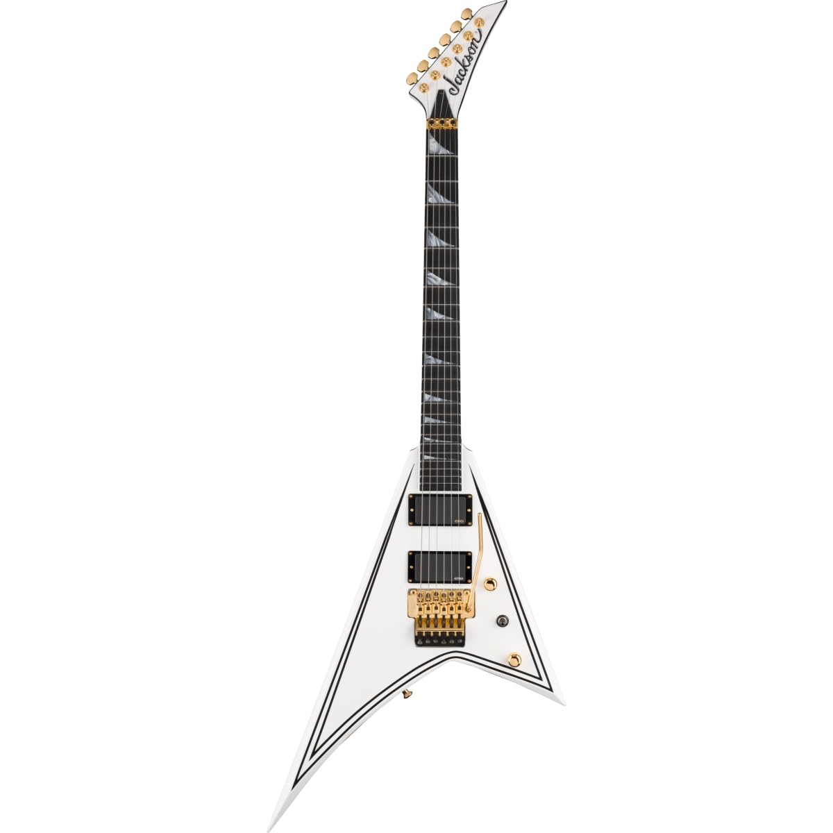 Amazon | Jackson/MJ Series Rhoads RR24MG Ebony Fingerboard White