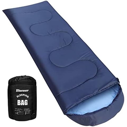 BLUEVER Schlafsack, 4 Jahreszeiten 220 x 80 cm Leichter Camping-Schlafsack für Erwachsene, Kinder, Frauen Cover