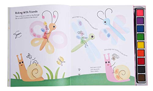 Fingerprint Fairies: (Kid\'s Activity Books, Art Books for Kids, Fairy Craft Books) (iSeek)