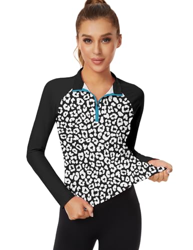 Image of Soneven Women's Sleeveless Golf Top Floral Athletic Golf Wear Moisture Wicking Sleeveless Polo Quick Dry