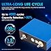 LiFePO4 Cell 3.2V 100Ah 4 Pack Lithium Battery Cells with M6 Studs, Includes Busbars and M6 Nuts, A+ Grade 4000-15000 Life Cycles, 10+Year LifeSpan, Deep Cycle Rechargeable