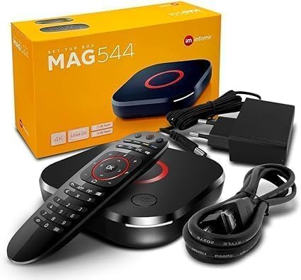 *New* 2024 Genuine Mag 544W3 4K Linux 4.9 Box 1GB DDR4 RAM - Built-in Dual 2.4G/5G WiFi - Replacement for mag 524w3 and 424W3