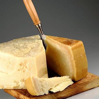 Parmigiano Cheese NO GMO Quarter (10 lb) - Authentic Italian Cheese by Ferrarini
