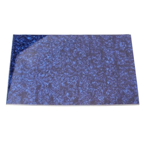 Feuille de protection guitare en acrylique bleu élégant pour un design personnalisé unique