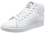 44.2 adidas Unisex-Erwachsene Stan Smith Mid Hohe Sneaker, Weiß (Footwear White/Dark Blue), 36 2/3 EU
