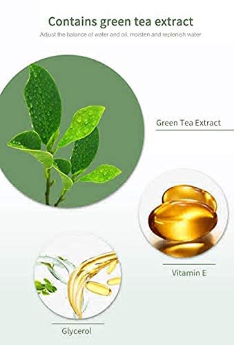 2PCS Green Tea Purifying Clay Mask, Face Moisturizes Oil Control, Deep Clean Pore, Improves Skin,for All Skin Types Men Women