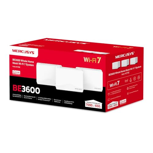 Sistema Mesh Mercusys Halo H27BE Dual-Band Wi-Fi 7 (3 Unità) - Powerline - Immagine 9