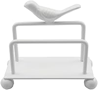 Vista 8 de enyuwlcm Tarjetero de escritorio de metal para escritorio, soporte decorativo de exhibición de tarjetas de visita para encimera, diseño de pájaros