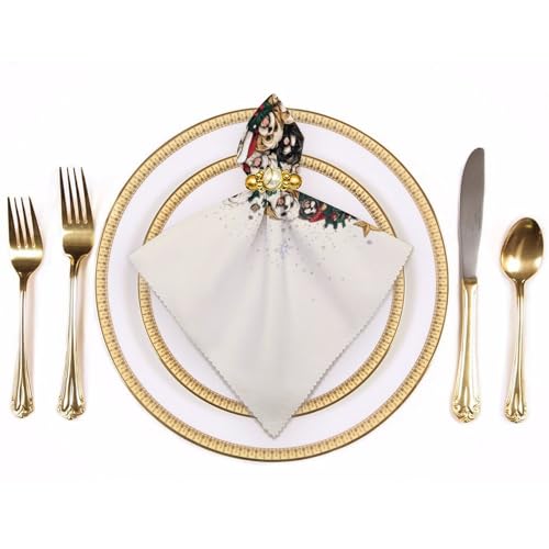 Servilletas de Navidad de Shih Tzu para decorar tu mesa navideña y comedor 4