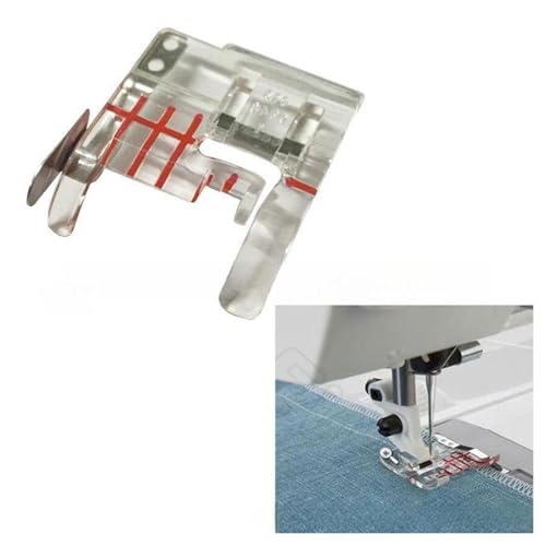 Prensatela clara para máquina de coser con guía miniatura 2