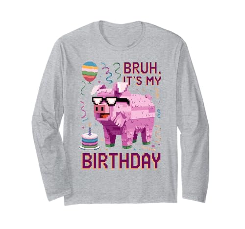 Pixel Pig "Bruh, It's My Birthday" Manche Longue
