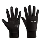 Winter Cycling Gloves Warm Touchscreen Gloves Waterproof Windproof Bike GlovesMen Women for Running