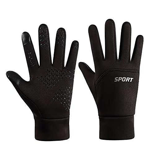 Winter Cycling Gloves Warm Touchscreen Gloves Waterproof Windproof Bike Glovesmen Women For Running Cycling Outdoor Activities #TOP12