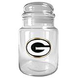 NFL 31-Ounce Glass Candy Jar - Primary Logo
