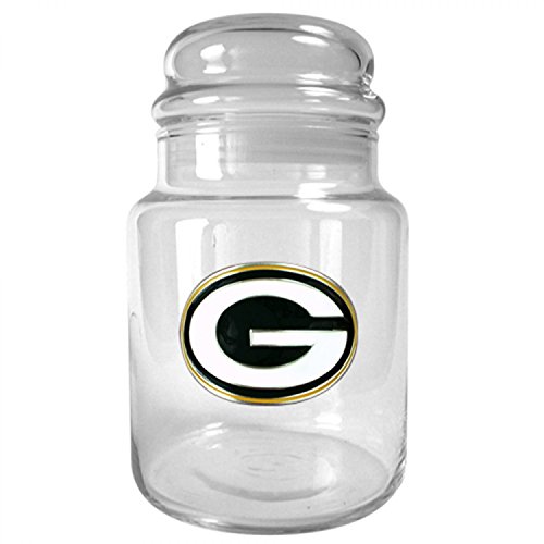 Great American Products NFL 31-Ounce Glass Candy Jar - Primary Logo