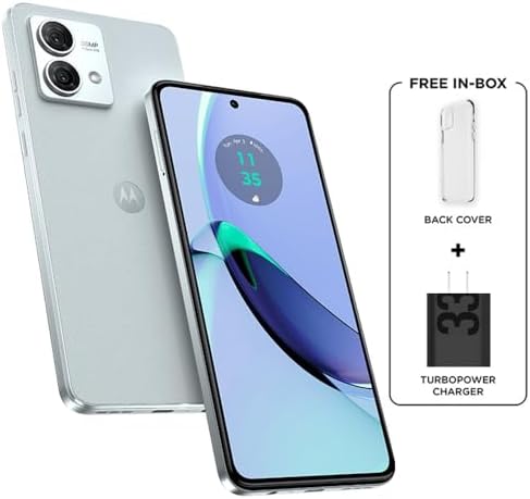 Motorola Moto G84 5G XT2347-1 (Dual SIM) 8/256GB | 6.5" P-OLED 120Hz Display | 50MP Camera | 5000 mAh Li-Po Battery | GSM Factory Unlocked | (NO CDMA) | International Model - (Artic Blue) 4 41OhVnNeCYL. AC
