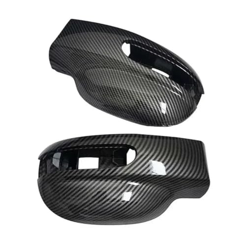 Coque noire fiber carbone Benz Viano W639 housse protection rétroviseur contre rayures