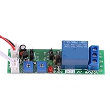 Timer Relay Module, DC 5V 12V 24V Adjustable Switch Cycle Timer Delay Relay Module, Delay On Off Switch Relay Module 6 Types Optional Time Delay DC 12V 0-120 minutes adjustable