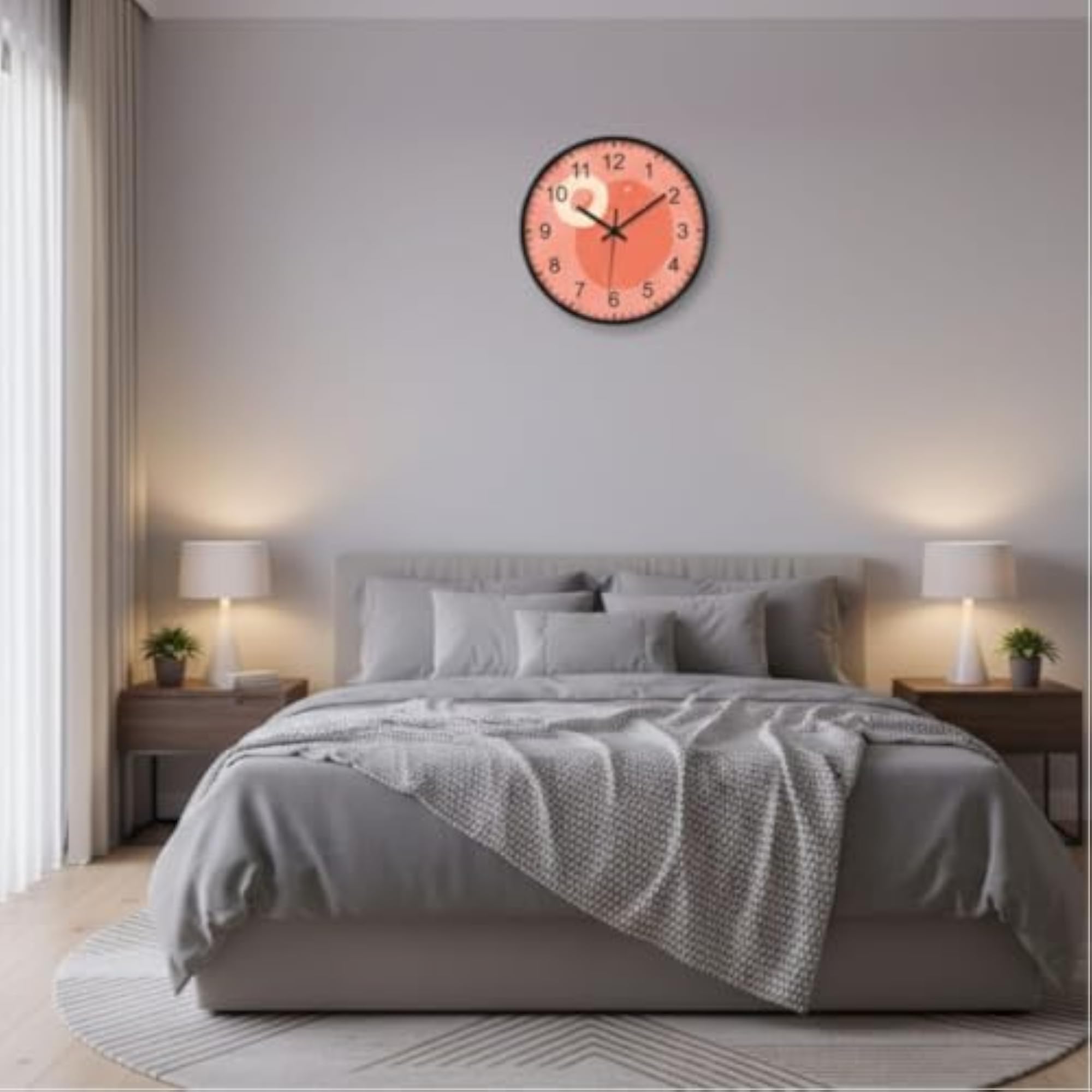Modern Abstract Wall Clock for Living Room