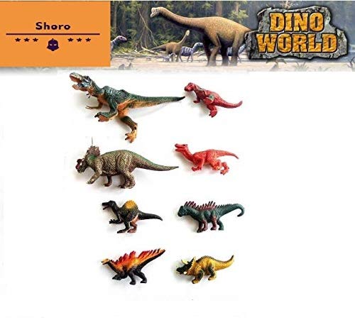 SHORO Cartoon Animal Dinosaur Figures Set for Kids,Dinosaur Animal Play Set,Dinosaur Toy Figure Set of 8ps (B082MD5WP1) Amazon Price History, Amazon Price Tracker