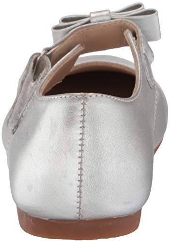 Elephantito Girls European Mary Jane Flat, Silver, 10 Toddler #TOP2
