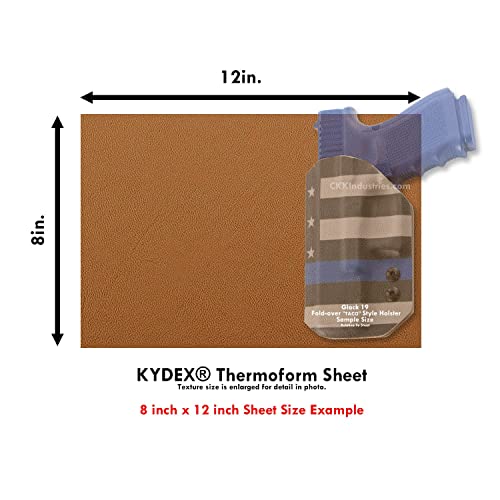 Image of BOLTARON Thermoform Sheet - (Haircell /Smooth) - (.080 Thickness) - (8in x 12in) - (Coyote Brown) - (2 Sheets)