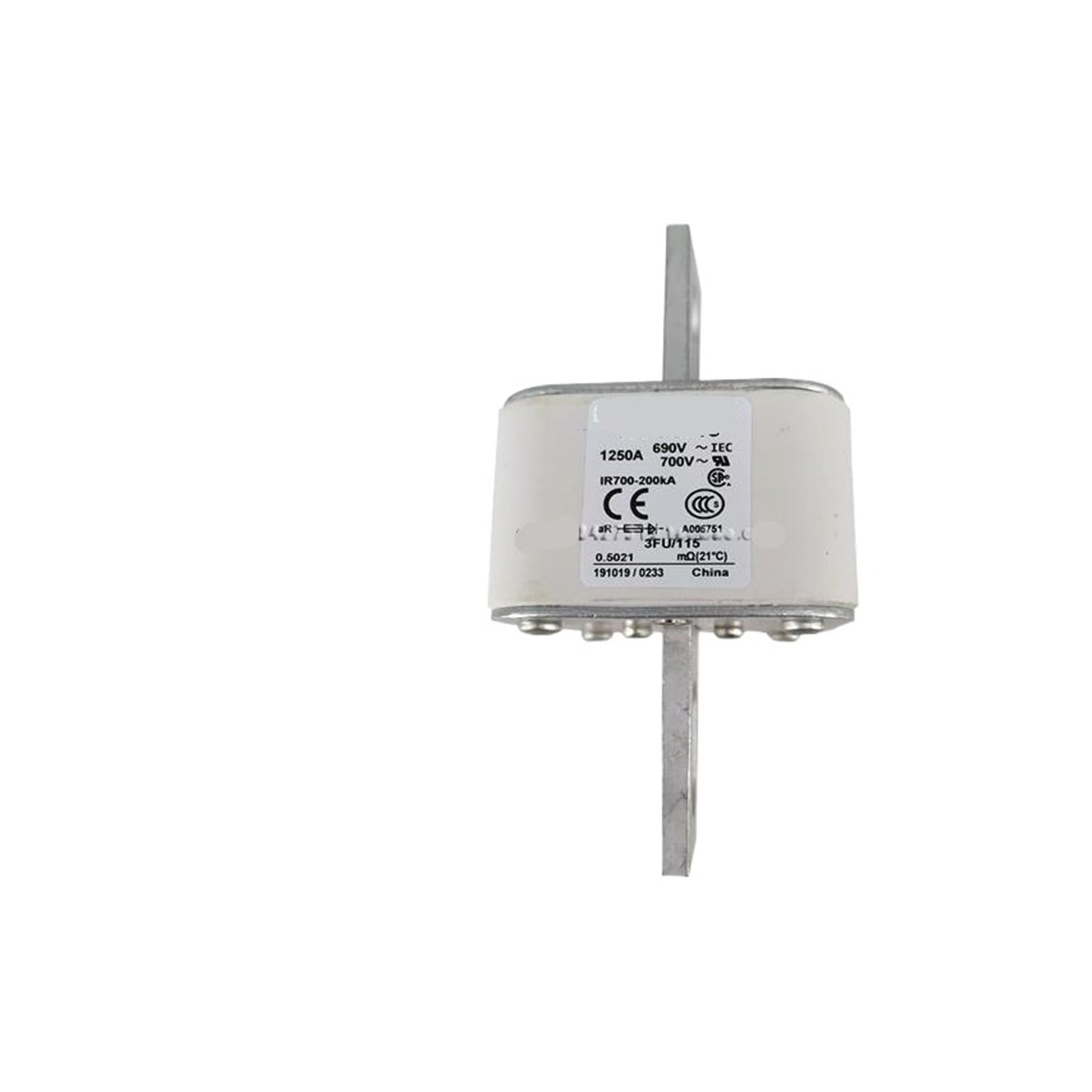 Fusible 170M6708 cartouche de rechange pour disjoncteur et sectionneur industriel - 2
