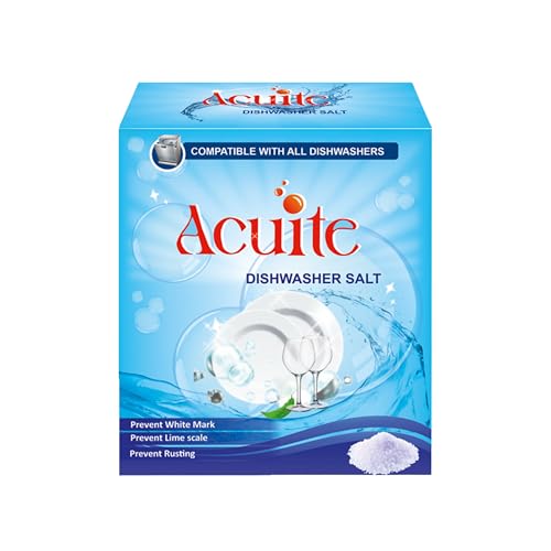 Image of Complete Dishwasher Care Kit | Detergent Powder 1kg + Dishwasher Salt 1kg + Rinse Aid 500ml | Built for Indian Kitchens & Water Conditions | For All Automatic Dishwashers