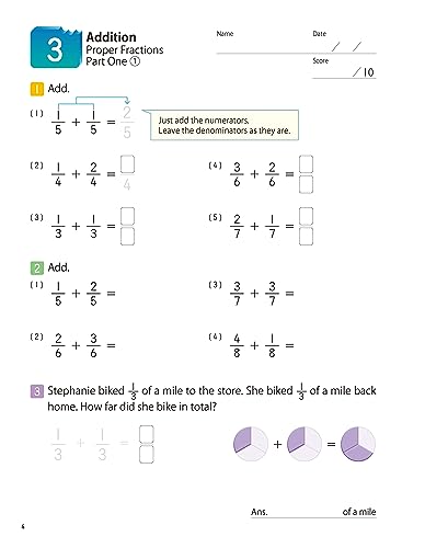 Kumon Math Bites: Grade 4 Fractions & Decimals-100 Bite-Sized Lessons to Improve Math Skills and Confidence! - Image 8