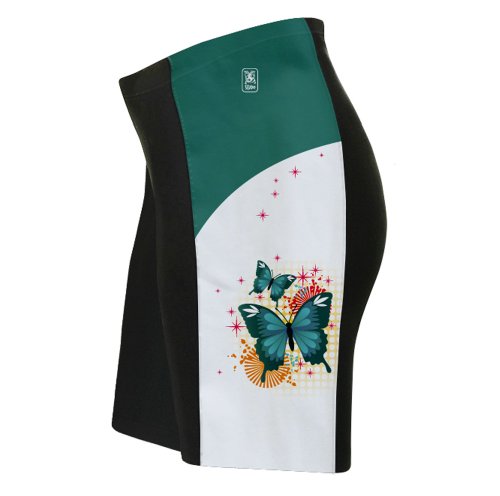 ScudoPro Sparkly Butterfly Cycling Shorts for Men - Size 4XL