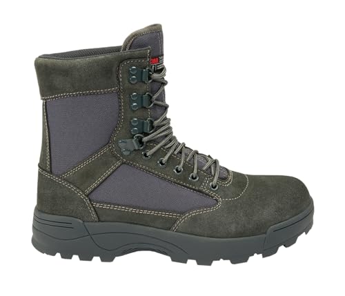 Brandit Botas tácticas de coyote de 9 agujeros, para trekking, para exteriores, antracita, 44 EU