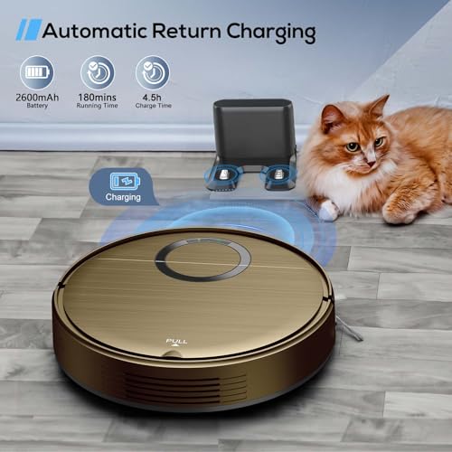 Robot Vacuum and Mop Combo with Self-Empty Base