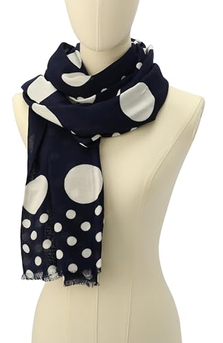 kate spade new york Women's Breezy Dot Viscose Oblong Scarf, Stylish & Lightweight Fashion Accessory2