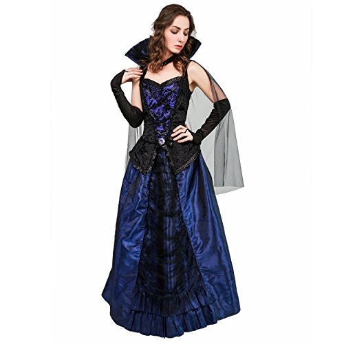 Dsplay Women's Vampire Queen Halloween Costume #TOP2