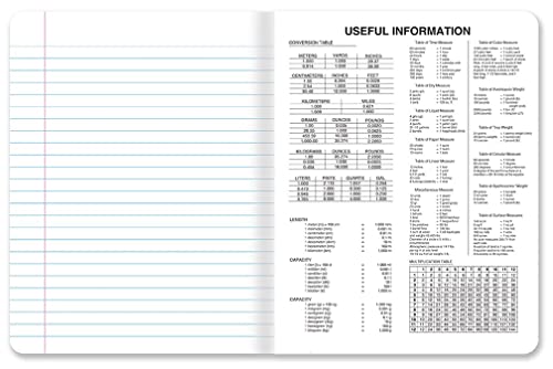 Better Office Products Composition Book Notebook - Hardcover, Wide Ruled (11/32-Inch), 100 Sheet, One Subject, 9.75" X 7.5", Assorted Covers: Red, Blue, Green, Purple-12 Pack #TOP6