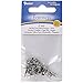 Flat Pad Earring Posts & Butterfly Clutches 6mm 18/Pkg, Surgical Steel