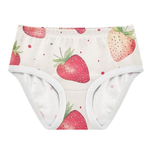 GuoChe Training Panties 1-piecing Hip Design Panties Briefs Underwear for Girls in Sizes 2T,3T, 4T, 5T, 6Y and 8Y