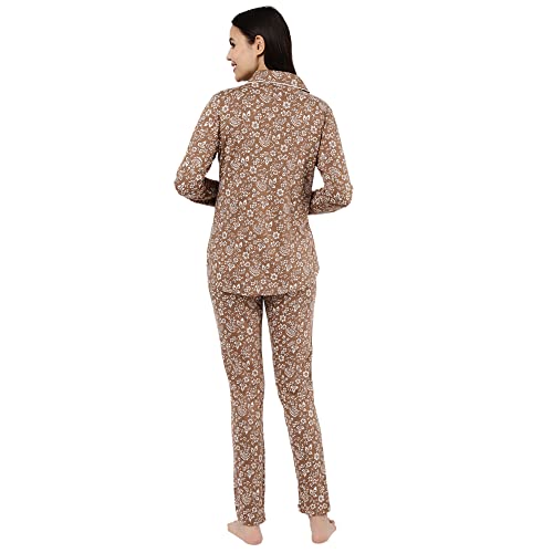 Image of Sweet Dreams Women's Cotton Printed Night Suit Set