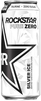 Amazon.com : Rockstar Pure Zero Energy Drink Variety- Silver Ice