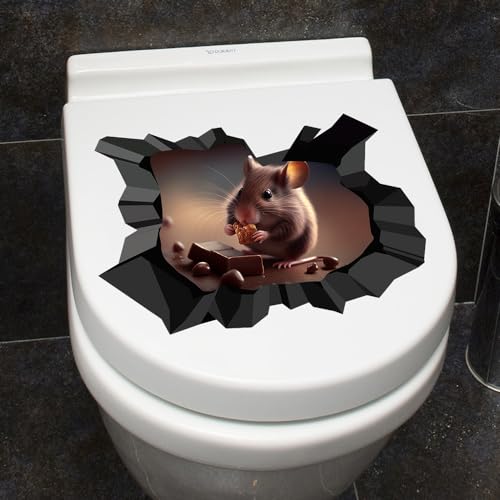 Vinilos Decorativos de Ratón 4 piezas 3D miniatura 5